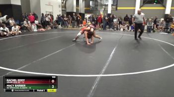 190 lbs Round 2 (6 Team) - Rachel Eddy, Grand View WC vs Macy Barber, NE Wrestling Academy
