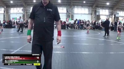 84-88 lbs Semifinal - Leon Melton Ii, Beat The Street Baltimore vs Eli Cornwell, Unattached