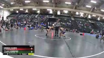 102 lbs Round 3 (6 Team) - Tyler Haneborg, Midwest Destroyers vs Angelo Juarez, G.I. Grapplers Black