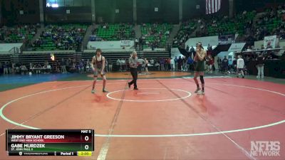 1A-4A 144 Champ. Round 2 - Jimmy Bryant Greeson, West End High School vs Gabe Murdzek, St. John Paul II