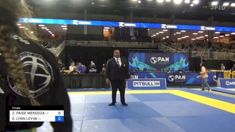 ZION PAIGE MENDOZA vs EMILY LYNN LEYVA 2024 Pan Jiu Jitsu IBJJF Championship