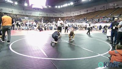 125 lbs Rr Rnd 5 - Alexie Cagle, Yellow Jackets vs Brooklyn Boren, NW Twister Sisters