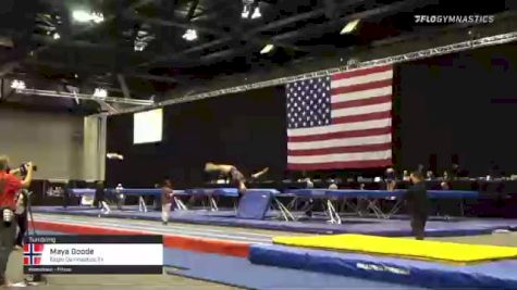 Maya Goode - Tumbling, Eagle Gymnastics TX - 2021 USA Gymnastics Championships