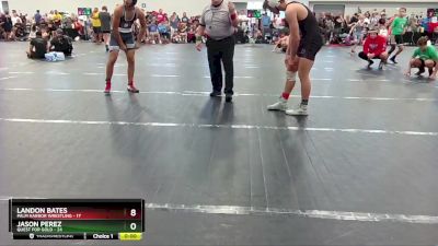 150 lbs Round 3 (6 Team) - Jason Perez, Quest For Gold vs Landon Bates, Palm Harbor Wrestling