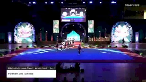 Piedmont Elite Panthers [2020 Sideline Performance Cheer 1 - Varsity - Small Day 1] 2020 Pop Warner National Cheer & Dance Championship