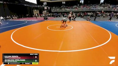 6A 100 lbs Cons. Round 3 - Shobhana Spielmann, San Antonio Reagan vs Lillian Zepata, Lewisville Flower Mound