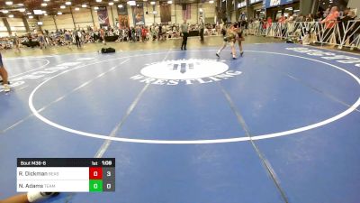 113 lbs Rr Rnd 3 - Revin Dickman, Beast Nation Gold vs Nicholas Adams, Team Alien UFO