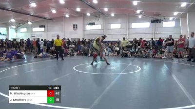 190 lbs Round 1 - Malaki Washington, University Hawks W.A. vs Joshua Smothers, Grease Monkeys