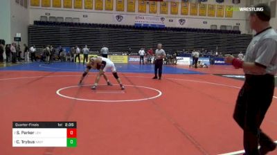 133 lbs Quarterfinal - Scott Parker, Lehigh vs Cody Trybus, Navy