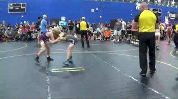 90 lbs Quarterfinals (8 Team) - Rush Jennett, Team Iowa Red vs Weston Porter, Team Iowa Blue