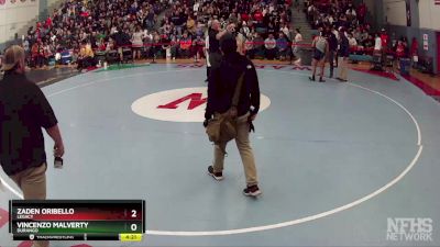 126 lbs Semifinal - Vincenzo Malverty, Durango vs Zaden Oribello, Legacy