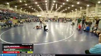 63 lbs Placement (16 Team) - Elijah Jensen, Punisher Wrestling Company vs Austin Armstrong, Idaho 1