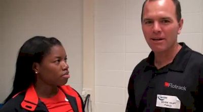 World Champion hurdler Perdita Felicien talks about the 2012 season at the 2011 Edmonton International Track Classic