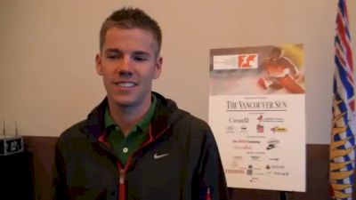 Andrew Ellerton before Harry Jerome International Track Classic 2011
