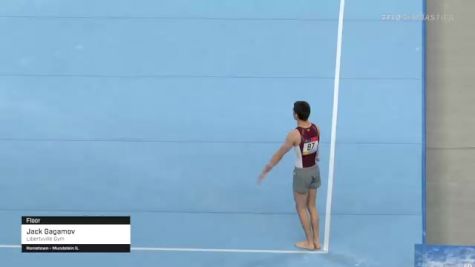 Jack Gagamov - Floor, Libertyville Gym - 2021 US Championships