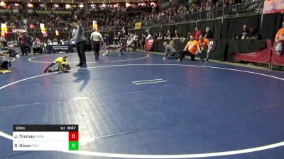 50 lbs Consy 2 - Jordan Thomas, Washington vs Brayton Niece, Port Allegany