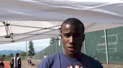 Richard Jones after 800 PR at Harry Jerome International Track Classic 2011