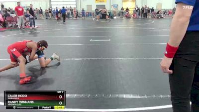 80 lbs Cons. Round 2 - Randy Winnans, Virginia Elite vs Caleb Hodo, Warhawks