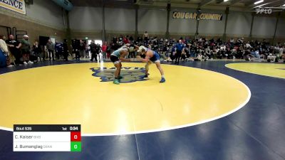 173 lbs Consi Of 16 #1 - Colton Kaiser, Bixby (OK) vs Junior Bumanglag, Granite Hills-El Cajon