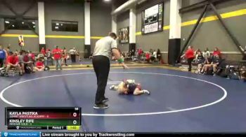 58 lbs Round 2 (12 Team) - Kinsley Rife, Missouri Gold vs Kayla Pastika, Summit Wrestling Academy