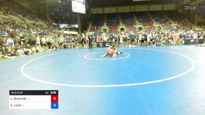 152 lbs Rnd Of 64 - Logan Rozynski, New Jersey vs Zane Licht, Wisconsin