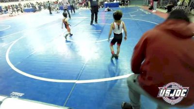 46 lbs Consi Of 32 #2 - Uriah Guebara, Maize Kids Wrestling Club vs Garrett Doyle, Cowboy Wrestling Club