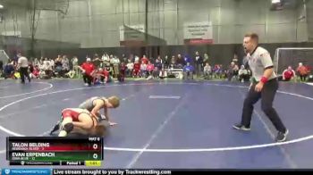 90 lbs Round 1 (6 Team) - Evan Erpenbach, Iowa Blue vs Talon Belding, Nebraska Silver