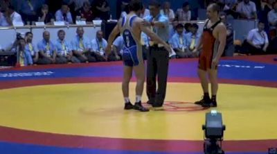 74 lbs finals Irbek Farniev vs. Geduev