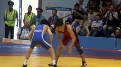 60 lbs quarter-finals Bayar Tsyrenov vs. Kaerchanov