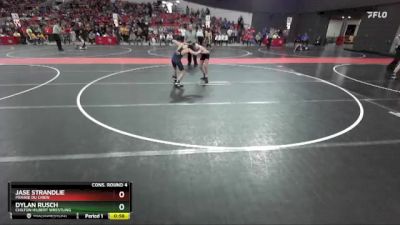 95 lbs Cons. Round 4 - Jase Strandlie, Prairie Du Chien vs Dylan Rusch, Chilton Hilbert Wrestling