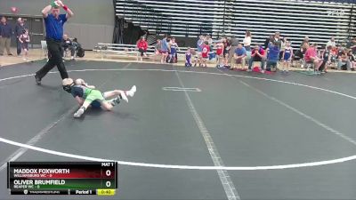 40 lbs Round 1 (4 Team) - Maddox Foxworth, Williamsburg WC vs Oliver Brumfield, Reaper WC