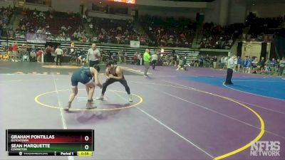 D 1 160 lbs Cons. Round 4 - Sean Marquette, Covington vs Graham Pontillas, Dutchtown