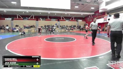 108 lbs Semifinal - Kaidan Bell, Arcata High School vs Jack Baker, Granada High School