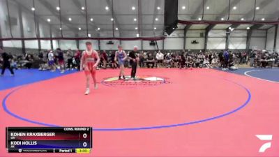 157 lbs Cons. Round 2 - Kohen Kraxberger, OR vs Kodi Hollis, AK