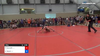 65 kg Round Of 128 - Paul Konrath, Indiana vs Conner Ward, Unattached