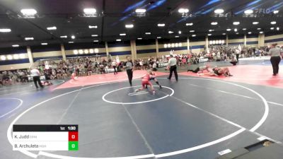 77 lbs Quarterfinal - Kingston Judd, Grindhouse WC vs Brixton Archuleta, High Desert Jets