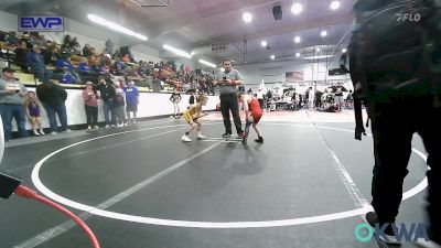 52 lbs Final - Ryland Peters, Claremore Wrestling Club vs Thomas Sandlin, Vian Wrestling Club