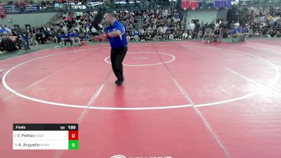 144 lbs Final - Victor Petkov, Ridgefield vs Antonio Arguello, Newtown