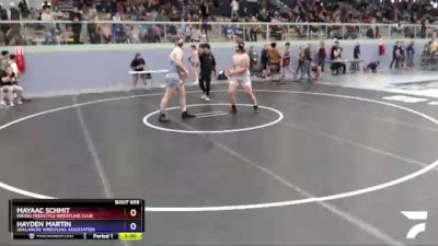 220 lbs Round 2 - Hayden Martin, Avalanche Wrestling Association vs Mayaac Schmit, Nikiski Freestyle Wrestling Club