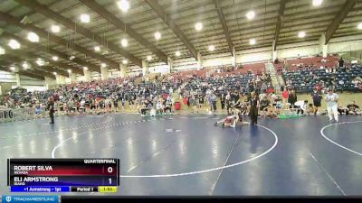 65 lbs Quarterfinal - Robert Silva, Nevada vs Eli Armstrong, Idaho