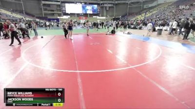 190 lbs Cons. Round 2 - Bryce Williams, Moen Wrestling Academy vs Jackson Woods, Iowa