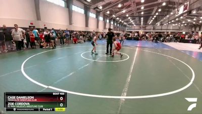 90 lbs Champ. Round 1 - Eli Evans, ReZults Wrestling vs Adler Atkins, Amped Wrestling Club