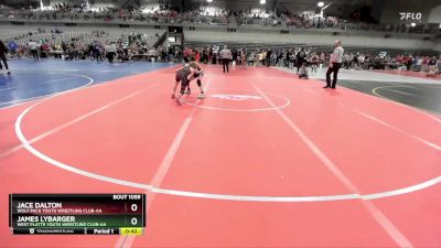 85 lbs Cons. Round 3 - Jace Dalton, Wolf Pack Youth Wrestling Club-AA vs James Lybarger, West Platte Youth Wrestling Club-AA