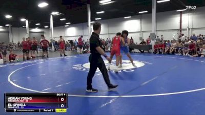 187 lbs Quarterfinals (8 Team) - Adrian Young, Minnesota Red vs Eli Spinell, Tennessee