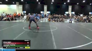 182 lbs Round 3 (8 Team) - Kyle Grey, Backyard Boyz Black vs Dominic Martin, Team Clay