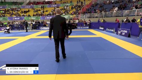 KELLY VITÓRIA TAVARES DE FREITAS vs LAYLA DA CONCEIÇÃO DE OLIVEIRA 2024 Brasileiro Jiu-Jitsu IBJJF