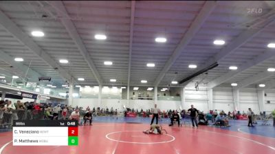 86 lbs Quarterfinal - Camron Veneziano, Newtown vs Pepper Matthews, Woburn