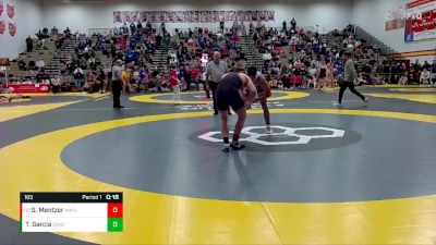 165 lbs Cons. Round 6 - Sam Mentzer, Marion Pleasant vs Tavier Garcia, Canyon View