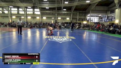 174 lbs Quarterfinal - Cooper Fleming, Castleton University vs Danny Gibson, U.S. Coast Guard Academy