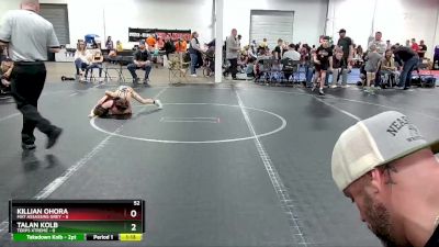 52 lbs Round 5 (8 Team) - Killian Ohora, Mat Assassins Grey vs Talan Kolb, Terps Xtreme